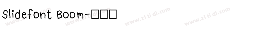 Slidefont Boom字体转换